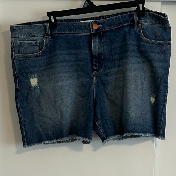 Lane Bryant Cut-off Jean Shorts, Sz 20, NWWOT - Picture 1 of 3